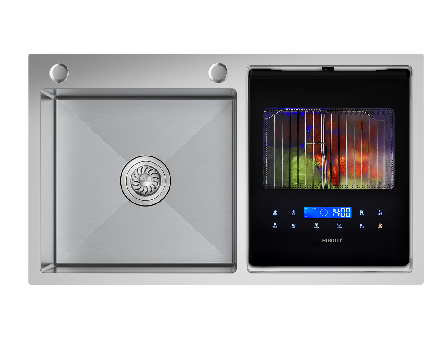 Higold - Intelligent Purification Sink – Dubbele Kom - AQUACARO