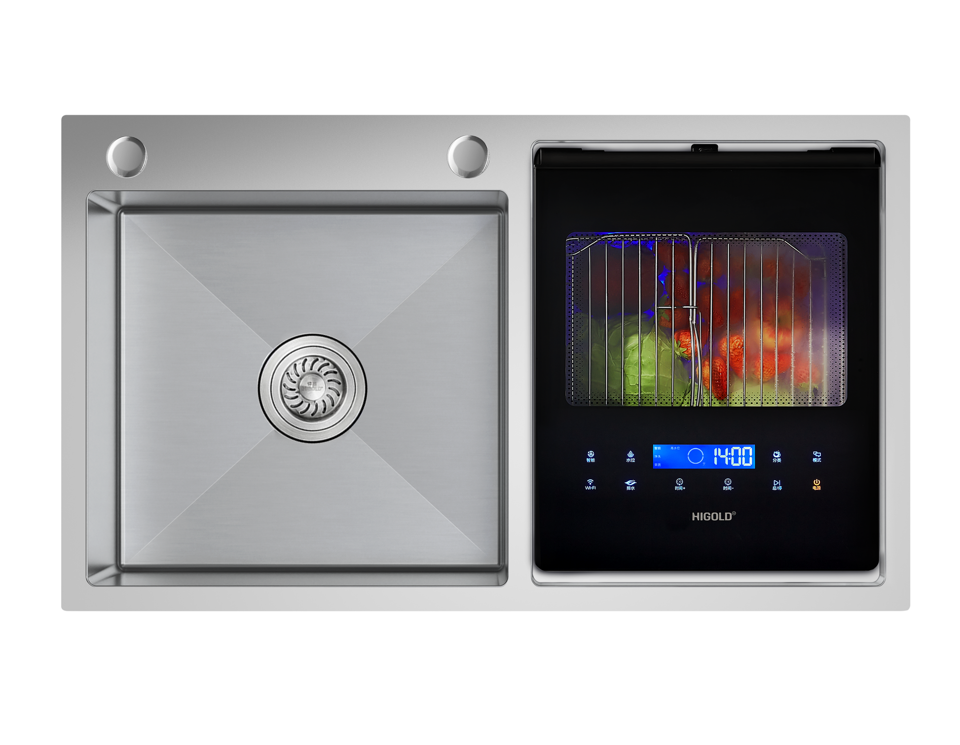 Higold - Intelligent Purification Sink – Dubbele Kom - AQUACARO