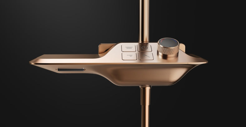 Higold - Regendouche set met thermostaat - opbouw - Pininfarina Design