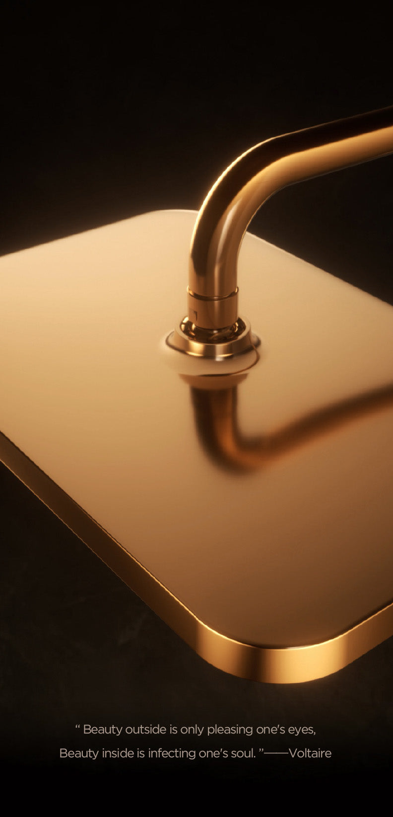 Higold - Regendouche set met thermostaat - opbouw - Pininfarina Design