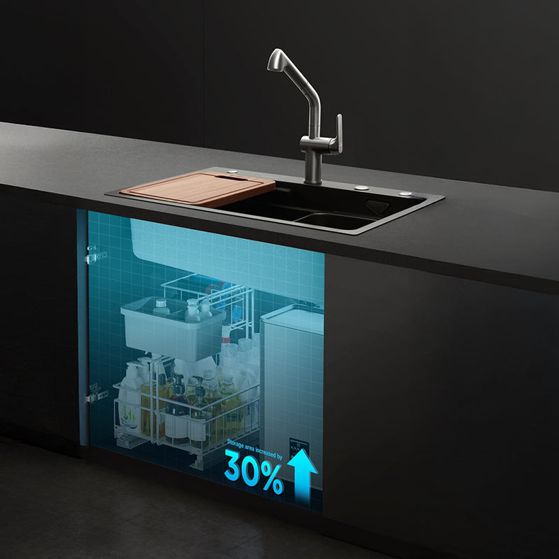 BL3.0 Series – Werkstation Spoelbak met Steentextuur - AQUACARO
